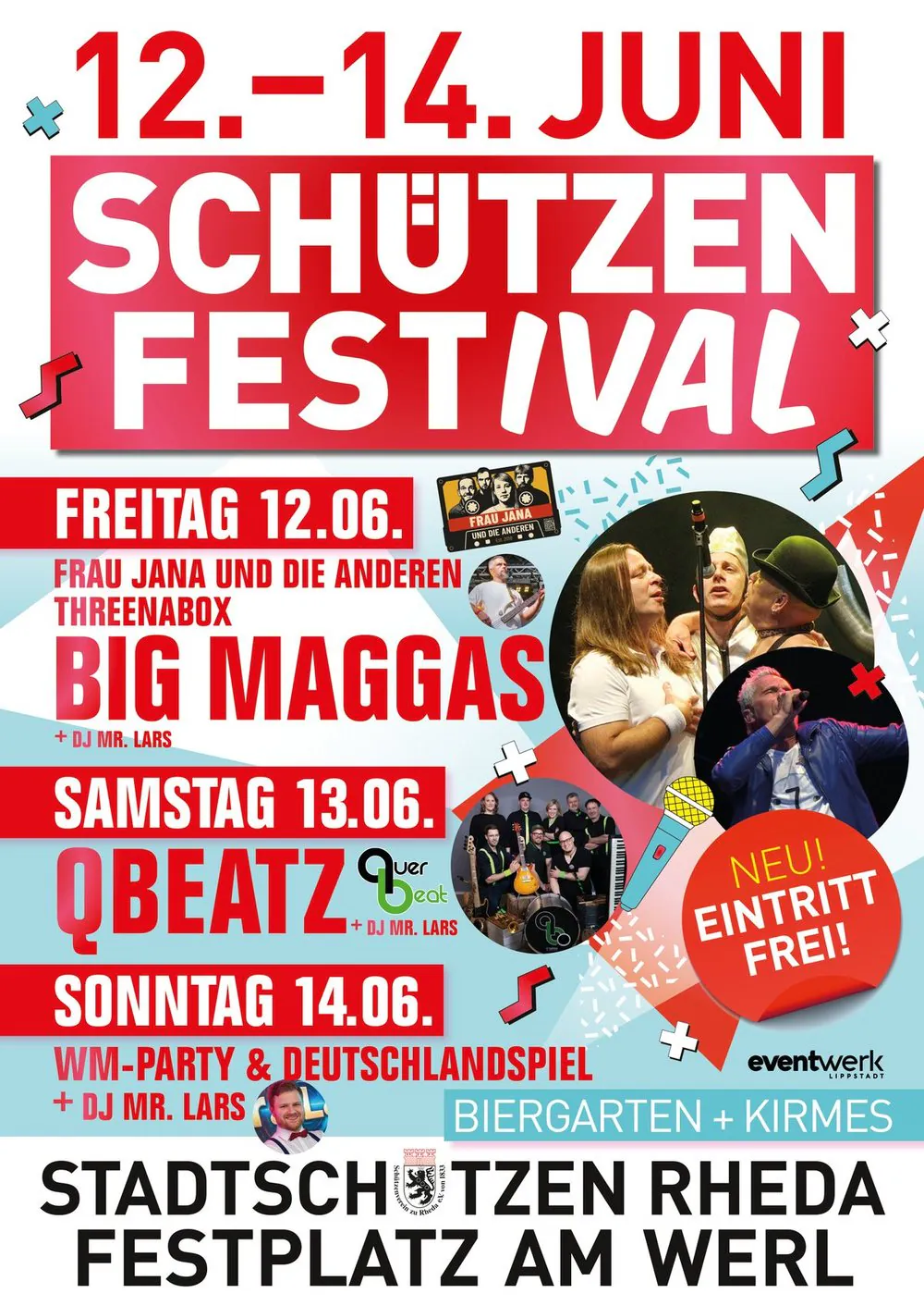 A1-Plakat der Kampagne zum Schützenfestival
