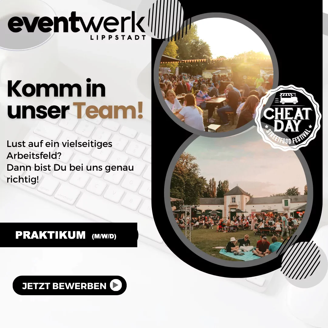 Stellenangebot Jahrespraktikum im Eventmanagement (m/w/d) beim Eventwerk Lippstadt